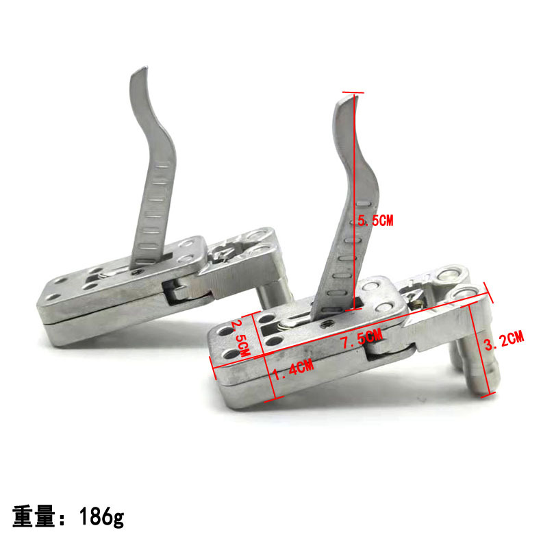 批发不锈钢撒放器全金属自动回归位散放器回弹两轴联动夹弹器