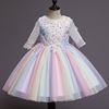 summer new pattern girl Wedding dress Colorful Sleeve children Evening dress Flower girl full dress Wedding dress Foreign trade clothing summer new pattern girl Wedding dress Colorful Sleeve children Evening dress Flower girl full dress Wedding dress Foreign trade clothing