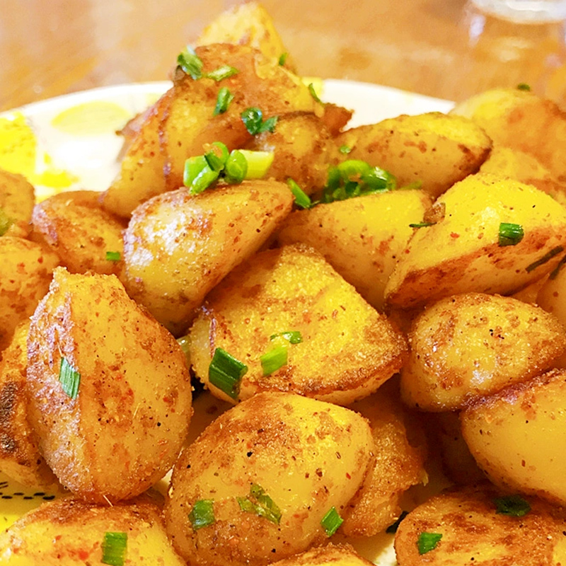 台之美锅巴土豆半成品网红小吃冷冻油炸薯块小薯球土豆块10kg商用