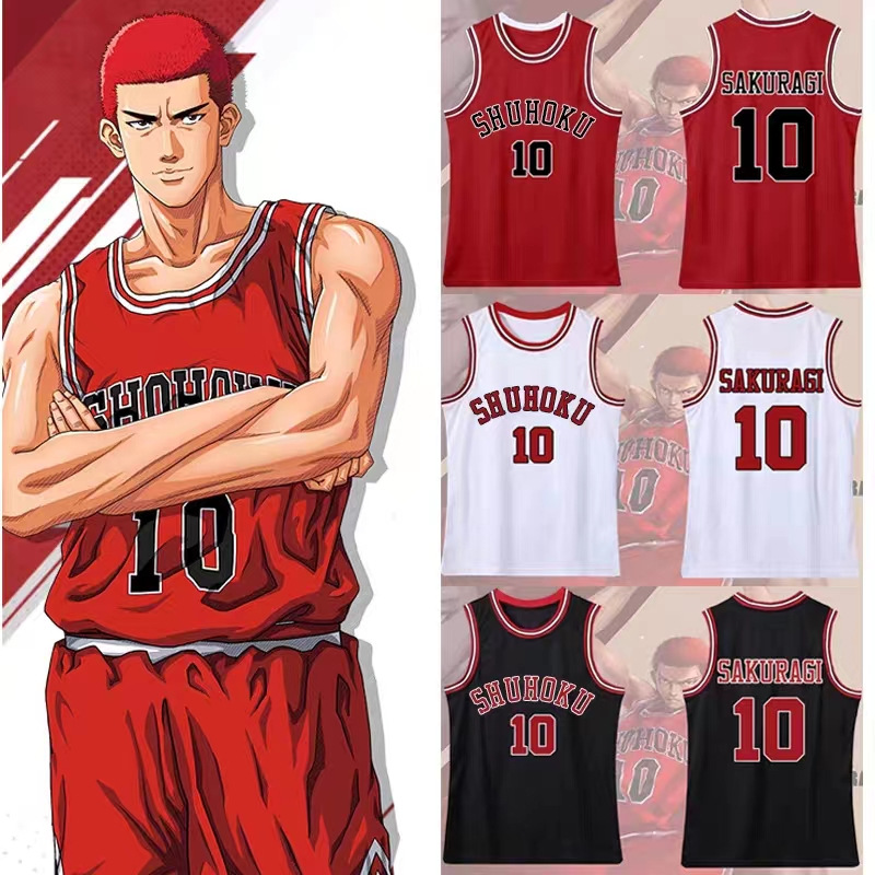 灌篮高手球衣三井寿樱木花道流川枫男女篮球服儿童套装比赛训练服