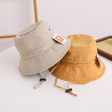 本惠 网眼透气儿童夏季薄款渔夫帽子超薄速干男童女童遮阳防晒帽