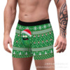 Cross border New products Christmas clothing Digital printing man fashion ventilation Polyester fiber Underwear comfortable Boxer