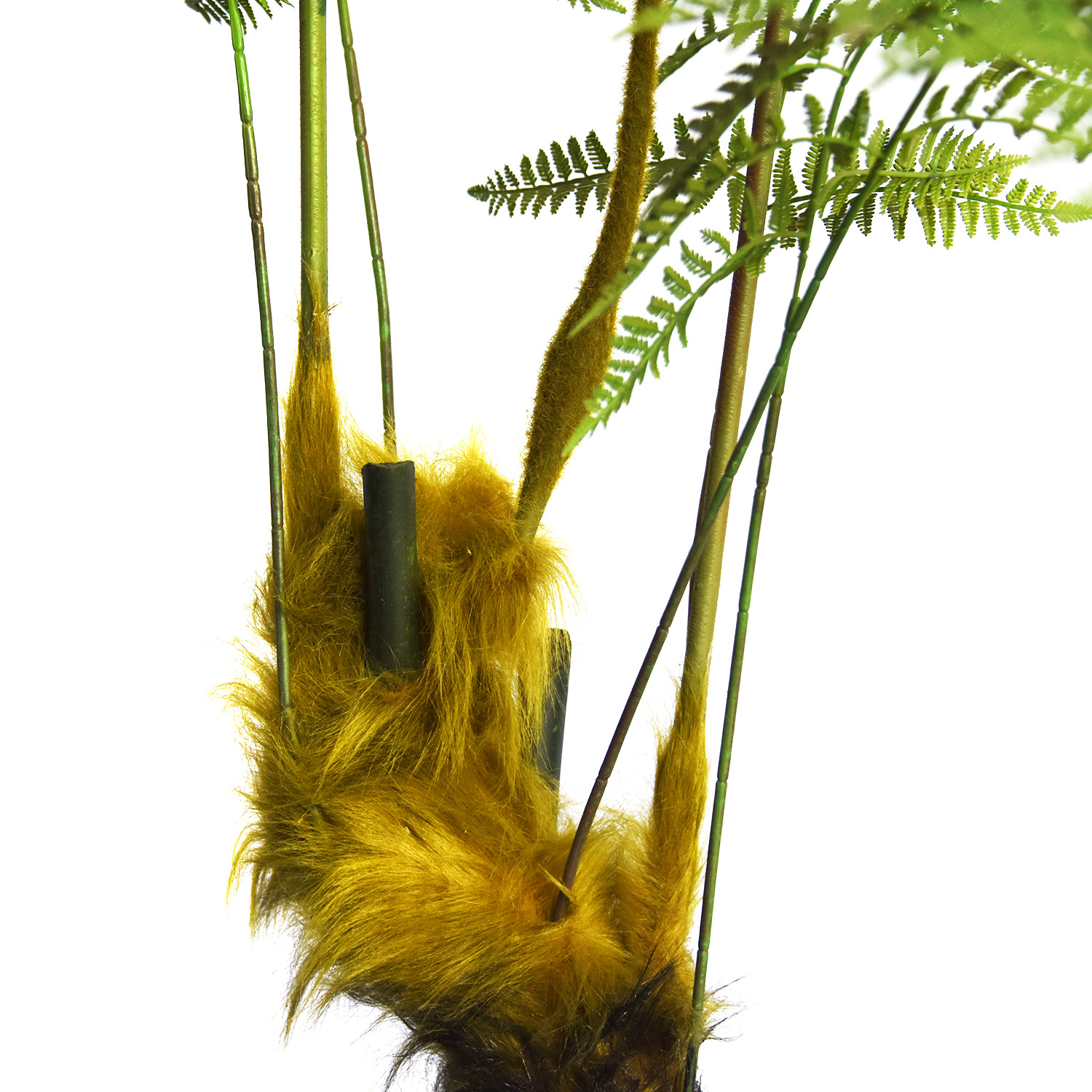 仿真猴蕨头树仿真绿植蕨草软装室内落地装饰蕨类盆栽猴头蕨盆景