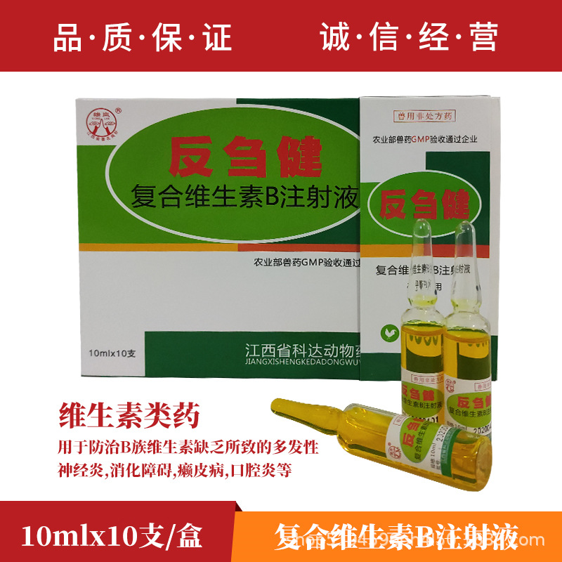 兽药复合维生素b注射用液兽用反刍消化猪药牛羊药通便不吃食厌食