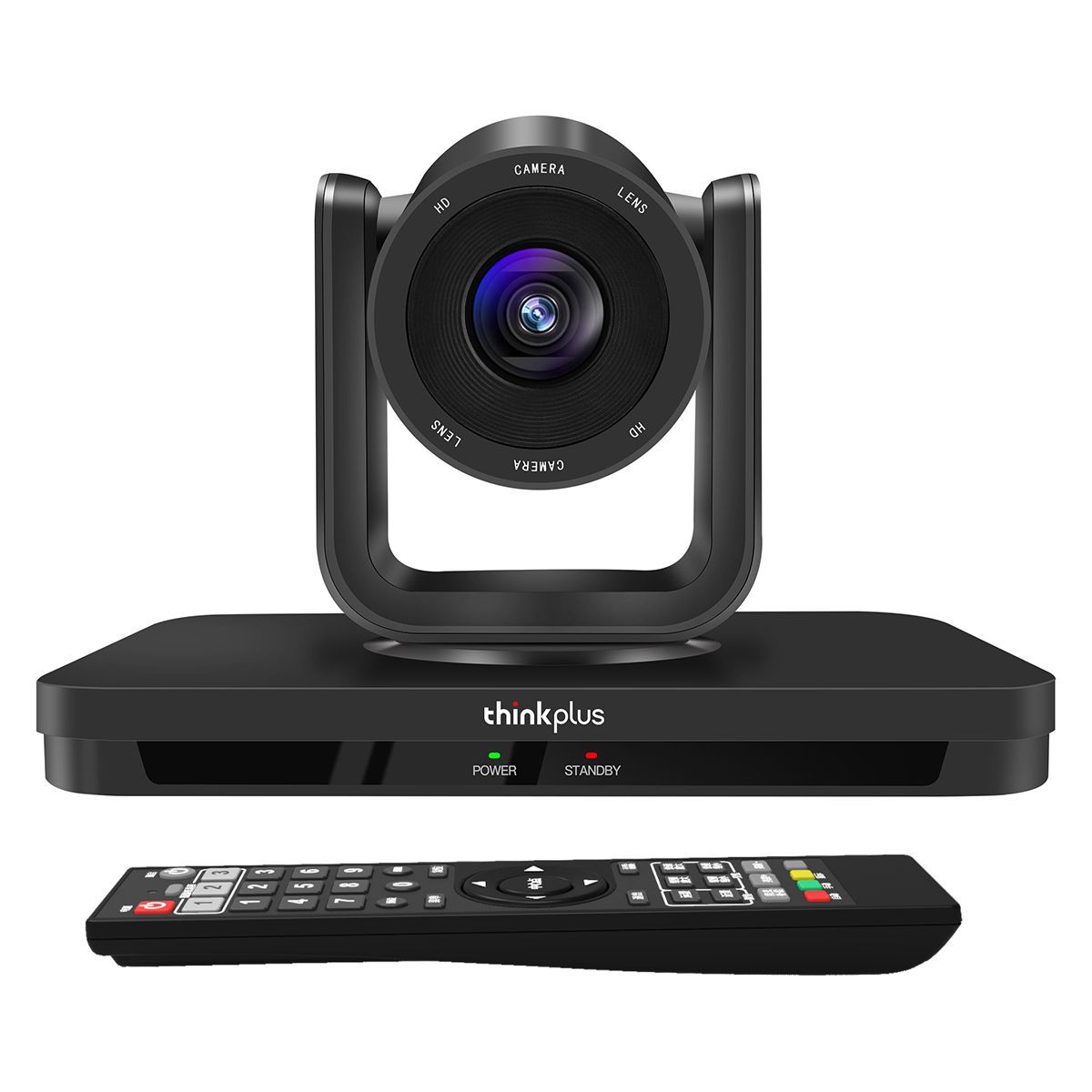 联想thinkplus视频会议高清摄像头摄像机电脑usb免驱广角1080p 图片