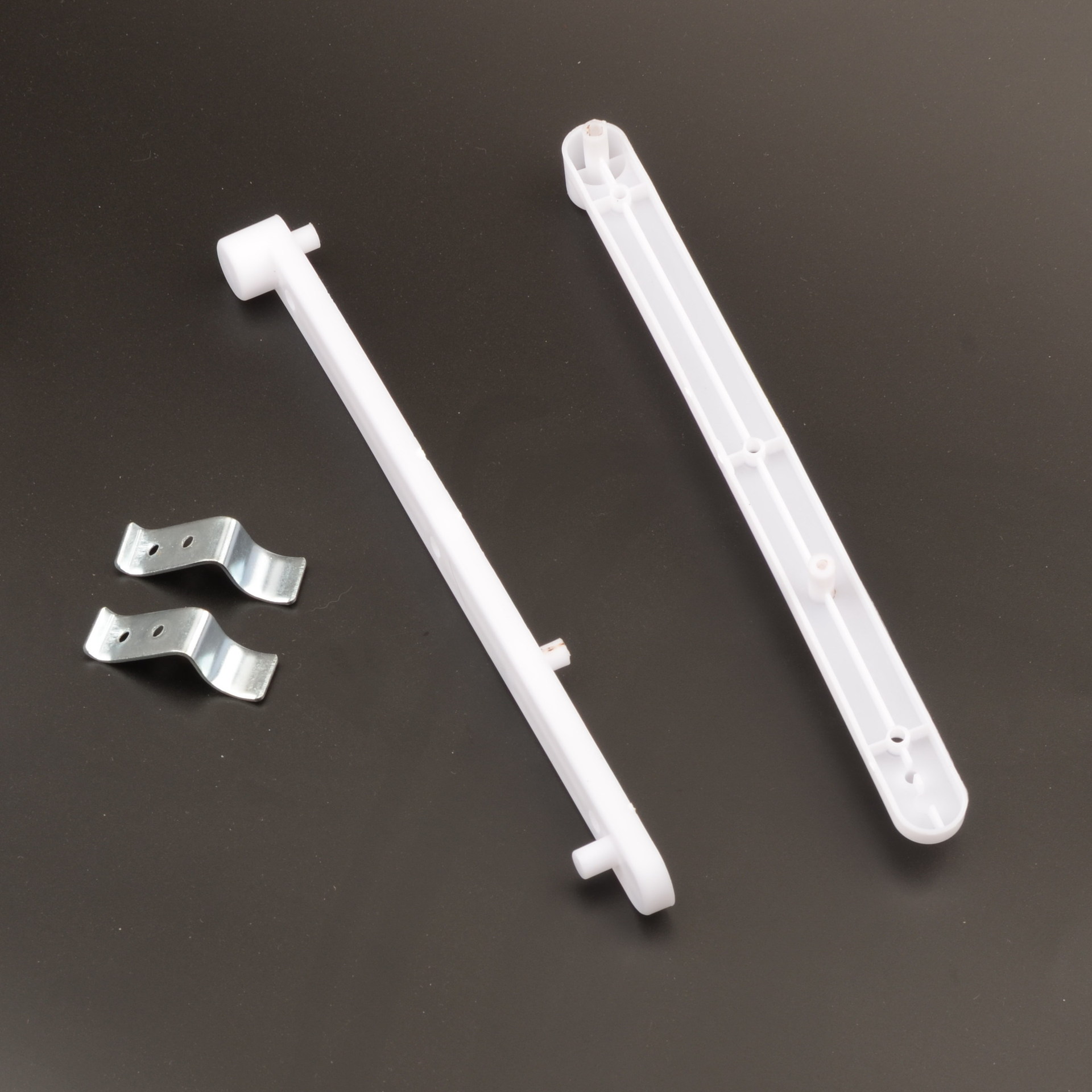 上翻柜门内藏塑胶滑轨储物柜展示柜书柜玻璃门黑色隐藏侧装导轨