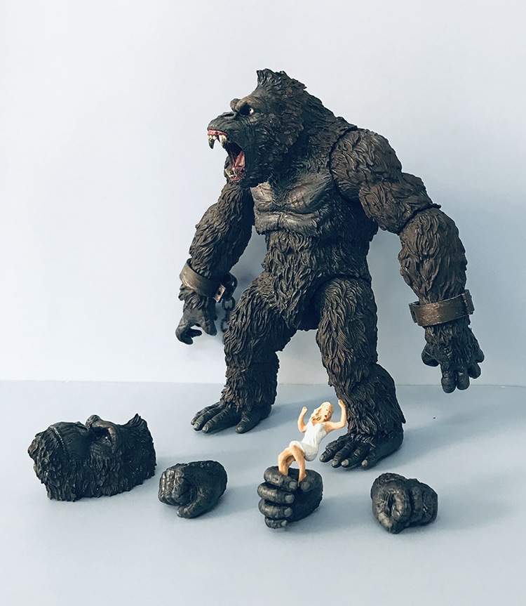 mezco 蚂蚁金刚骷髅岛新款大猩猩 动漫手办可动人偶批发