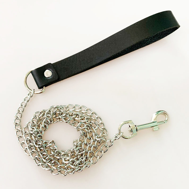 sm爱心项圈女项链情趣吊带睡裙女仆牵引绳脖子颈带人戴锁骨链铁链