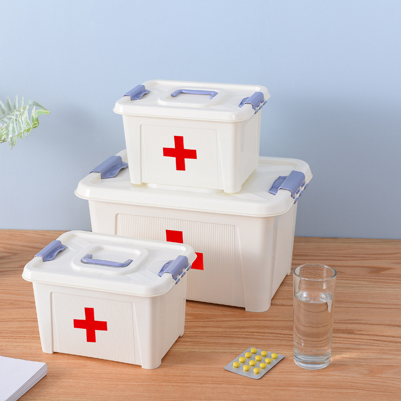 药箱家庭装药品多层收纳盒小医药箱家用大容量医疗大号急救箱现货