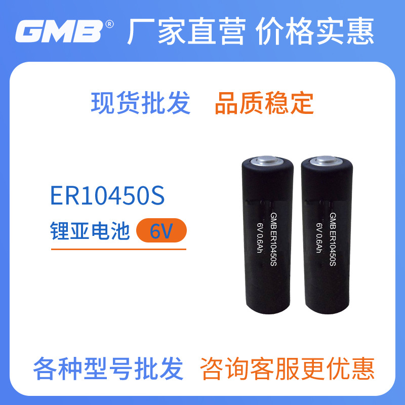 厂家高温锂亚硫电池ER10450S线聚合物锂电池随钻随读石油钻井电池