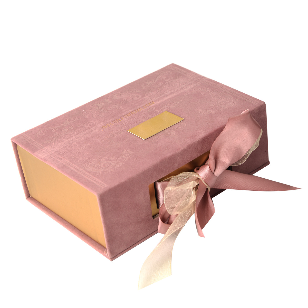 包装厂家直销书形 创意礼盒 精品翻盖绒布盒 长毛绒布包装盒现货