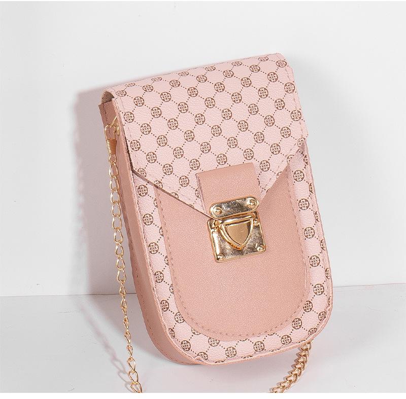 Polka Dot Mobile Phone Bag Wholesale Woman Bags Fashion Chain Crossbody Bag PU Bags