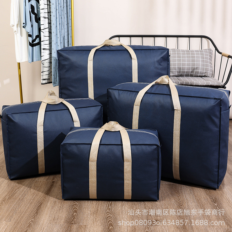 Extra Large Duffel Bag Packing Bag Moisture-Proof Storage Bag Moving Bag Quilt Clothes Tote Bag Nonwoven Fabric Bag