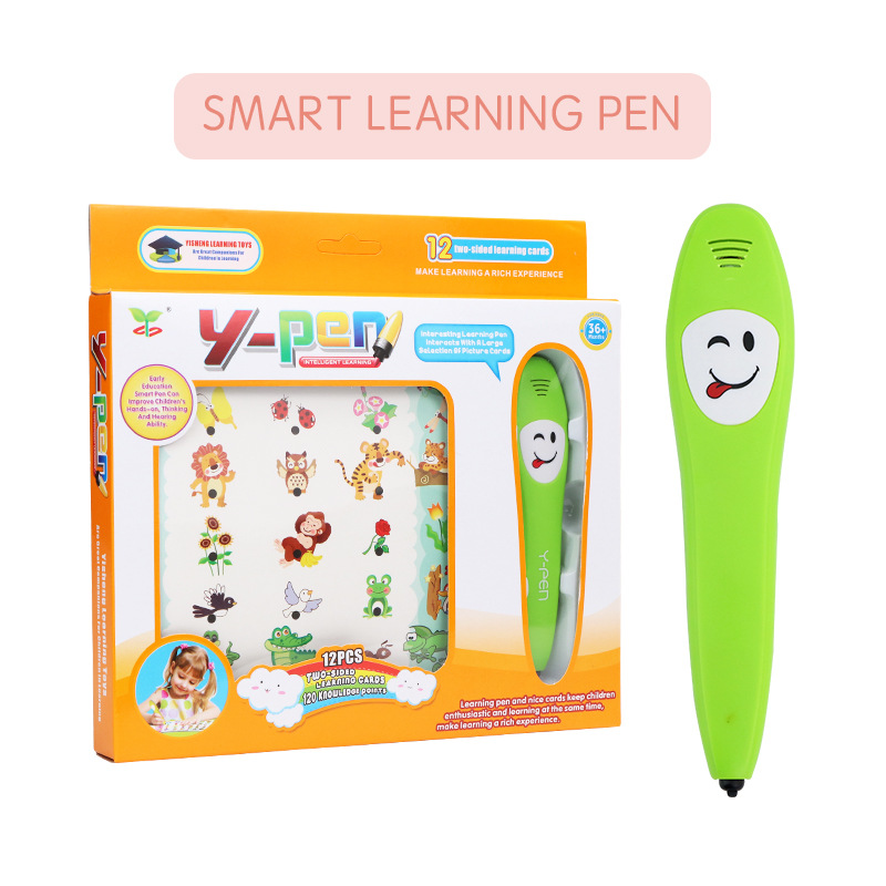 Cross-Border Children's English Talking Pen Common Sense Card Early Education Educational Toys Popular Ypen Smart English PEN for Study