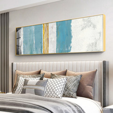 铝合金壁画现代简约客厅装饰画抽象轻奢沙发墙挂画酒店横幅床头画
