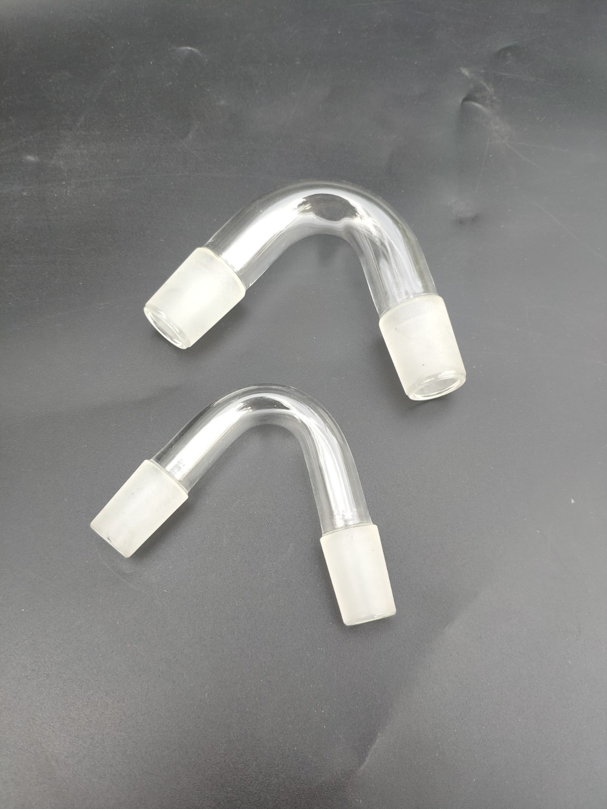 75度蒸馏头蒸馏弯头三叉管分馏头弯接管接受管抽气接管真空尾接管