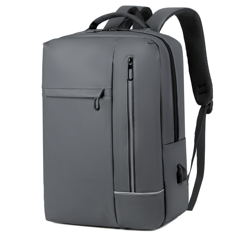 New Large Capacity Business Backpack Men's Rechargeable USB Computer Bag Casual Portable Shoulder Office Backpack