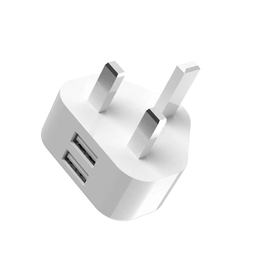 1a新加坡沙特英规双usb充电头