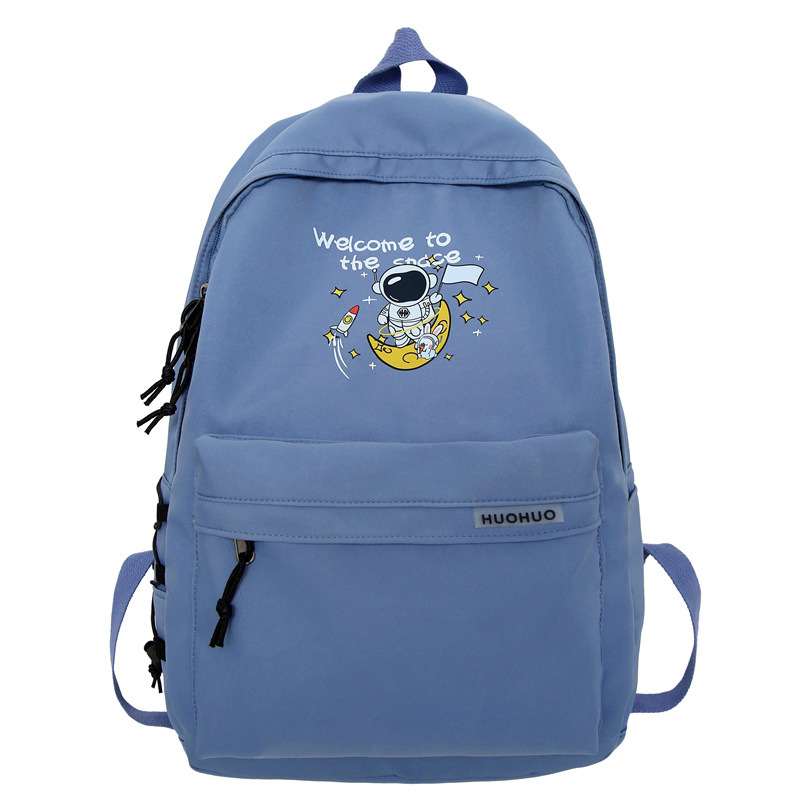 Large Capacity Women's Korean-Style Junior and Senior High School Student Men's and Women's Schoolbags 2023 Donier Astronaut Cute Computer Backpack