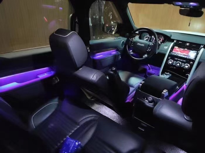 适用于路虎揽胜车用氛围灯极光星脉车内气氛灯中控亚克力导光饰灯