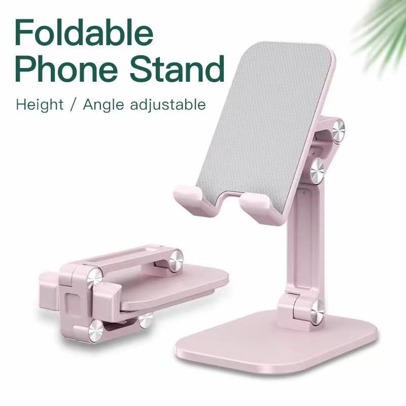 In Stock Wholesale for Home Mobile Phone Stand Desktop iPad Tablet Lazy Bracket Foldable Desktop Phone Holder