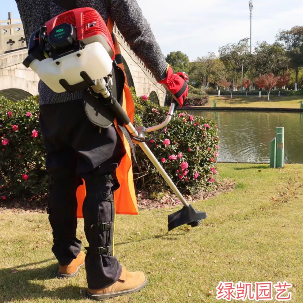 正品蒙多443二冲程汽油割草机割灌机打草机家用除草机草坪修剪