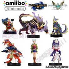 全新现货任天堂怪物猎人rise崛起怨虎龙艾露猫随从加尔克amiibo
