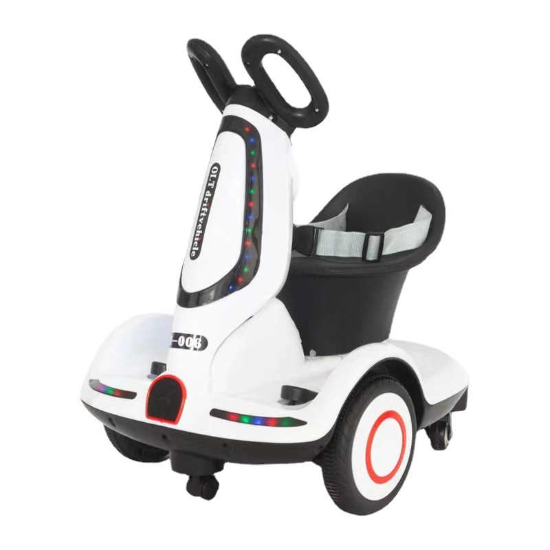 Ou Le Children's Electric Balance Car Children's Tile Car Four-Wheel Balance Car Motorcycle Car Indoor Drift Car