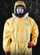 坤泽尔K4000一次性无纺布防护服 防尘喷溅耐酸碱化学品防化工作服