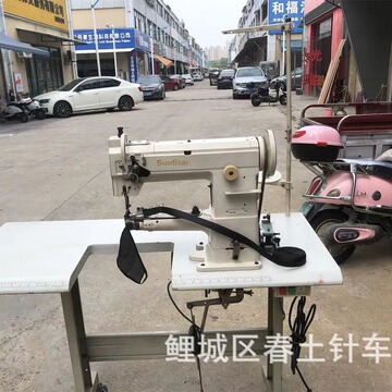 工业缝纫机韩国日星km-380型简式滚边包边机同步小嘴鞋面高头车二