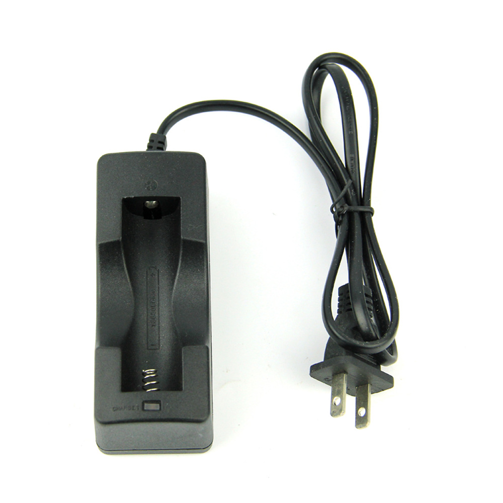 18650 Charger Power Torch 3.7V Charger Single Charger with Line Lithium Battery Charger Wholesale