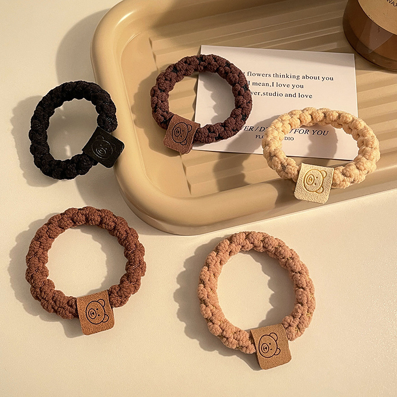 扎头绳女加粗高弹力耐用橡皮筋发绳秋冬新款发圈绑头发皮筋-阿里巴巴