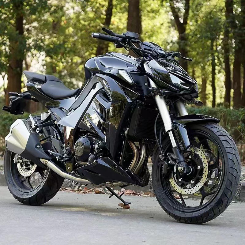 外贸出口国产n19大蟒蛇摩托车趴赛全新国三国四机车摩托车双缸水