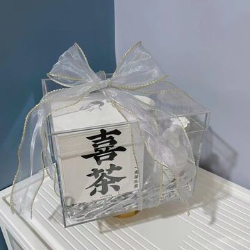 亚克力礼盒包装创意喜糖盒结婚伴娘伴郎年回礼透明伴手礼礼盒
