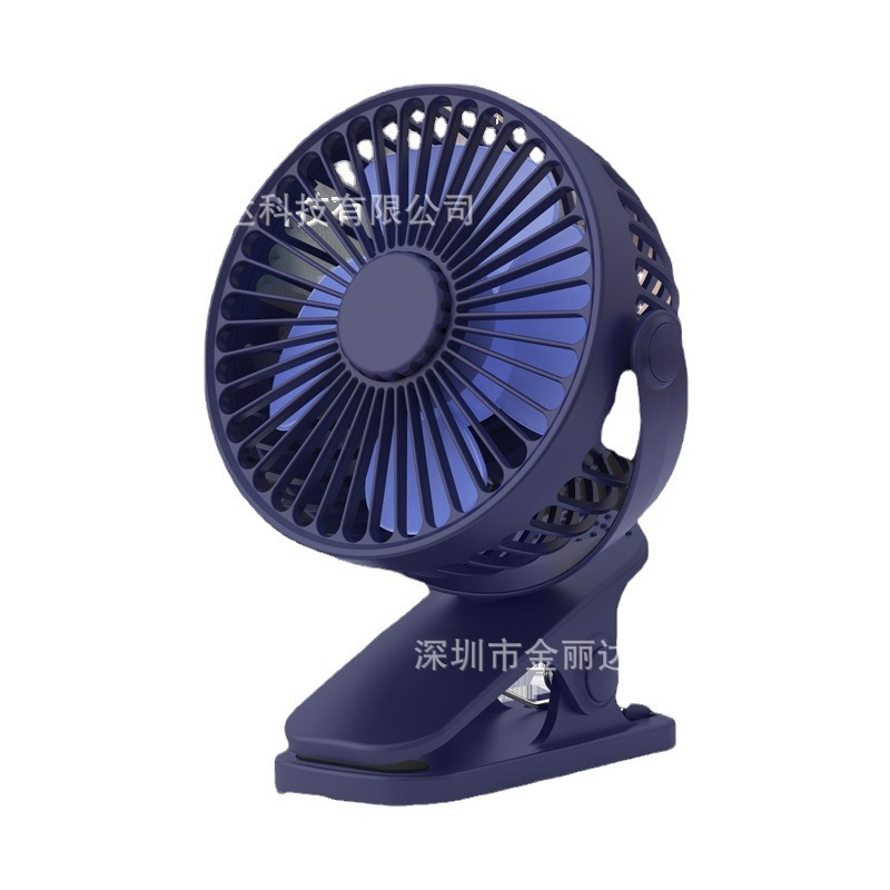 New Cat's Paw Brushless Clip Fan Mini Noiseless Portable Dormitory Stroller Usb Rechargeable Little Fan