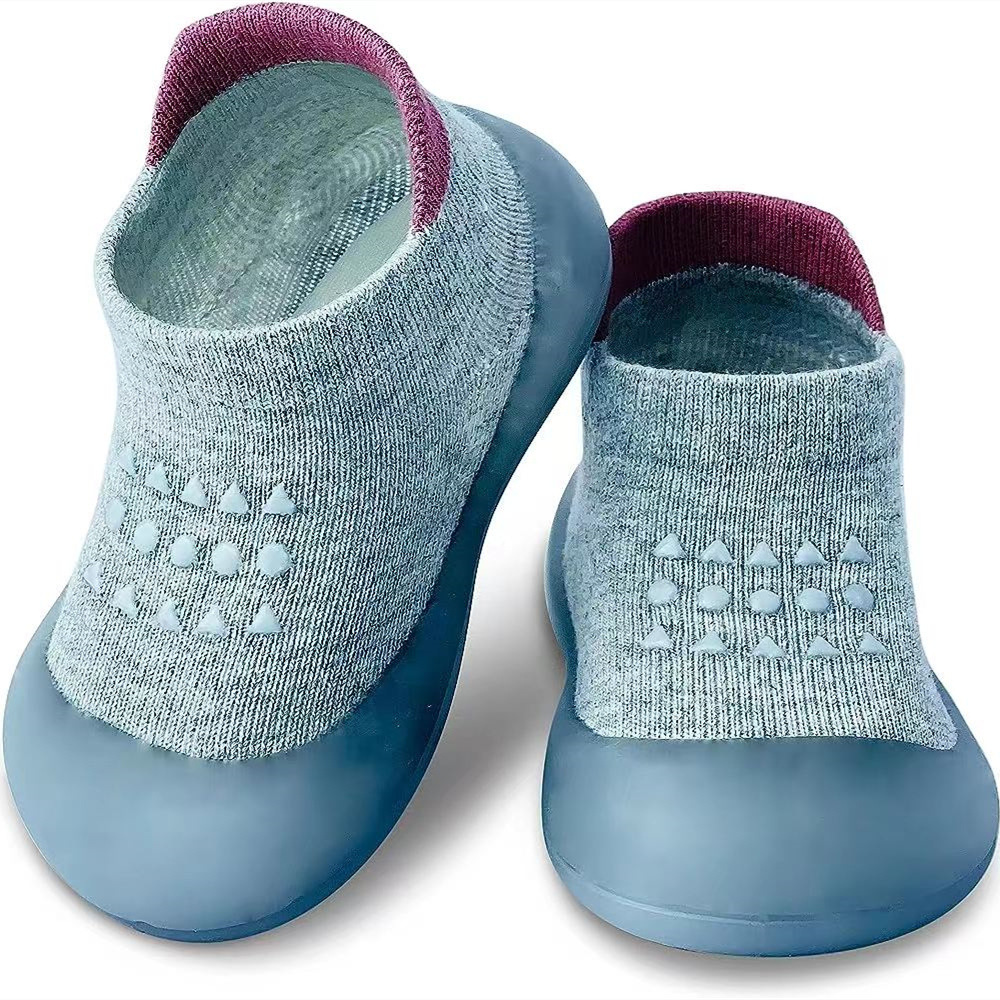 Cross-Border Spring and Summer Baby Non-Slip Toddler Shoes Indoor and Outdoor Children Sock Sneakers Baby Tight Soft Bottom Breathable Socks Shoes