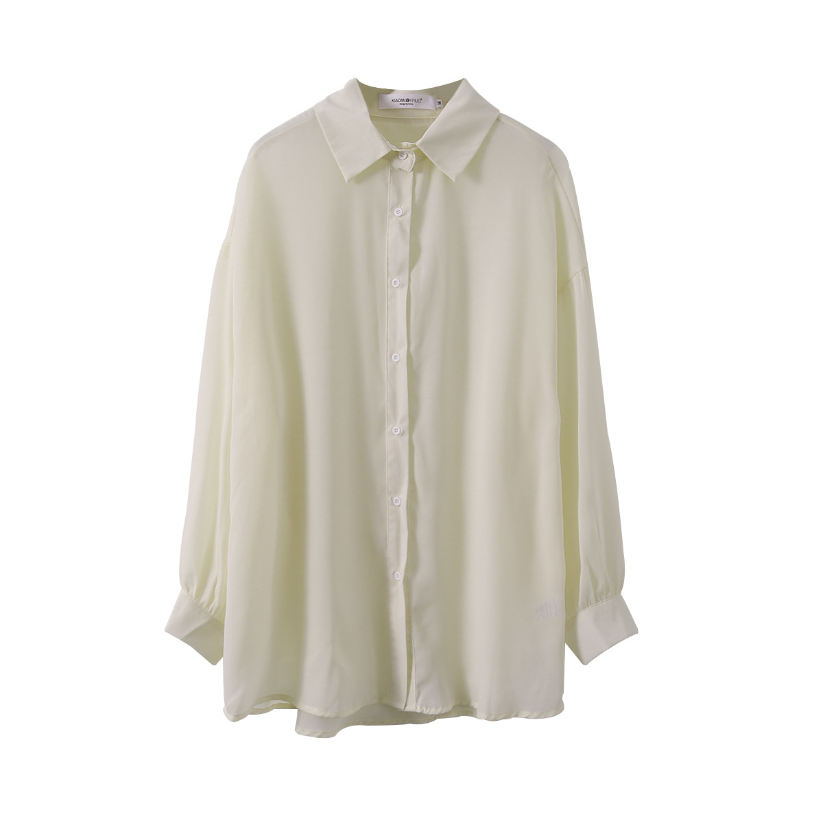 [Ovann] 9009 Chiffon Cardigan 2023 Spring New Female Student Sun Protection Thin Shirt Loose Air-Conditioner Cardigan