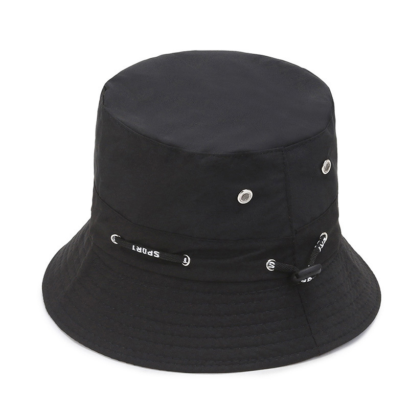 Cross-Border Hat New Small Brim Bucket Hat Breathable Sun Protection Hat Adjustable Fashion Sun-Proof Bucket Hat Low Price