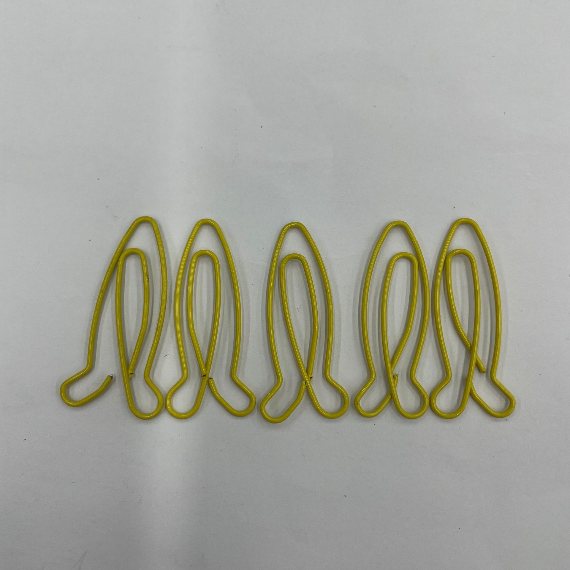 creative cute paper clip bookmark paper clip metal color curved needle high-looking special-shaped paper clip decoration