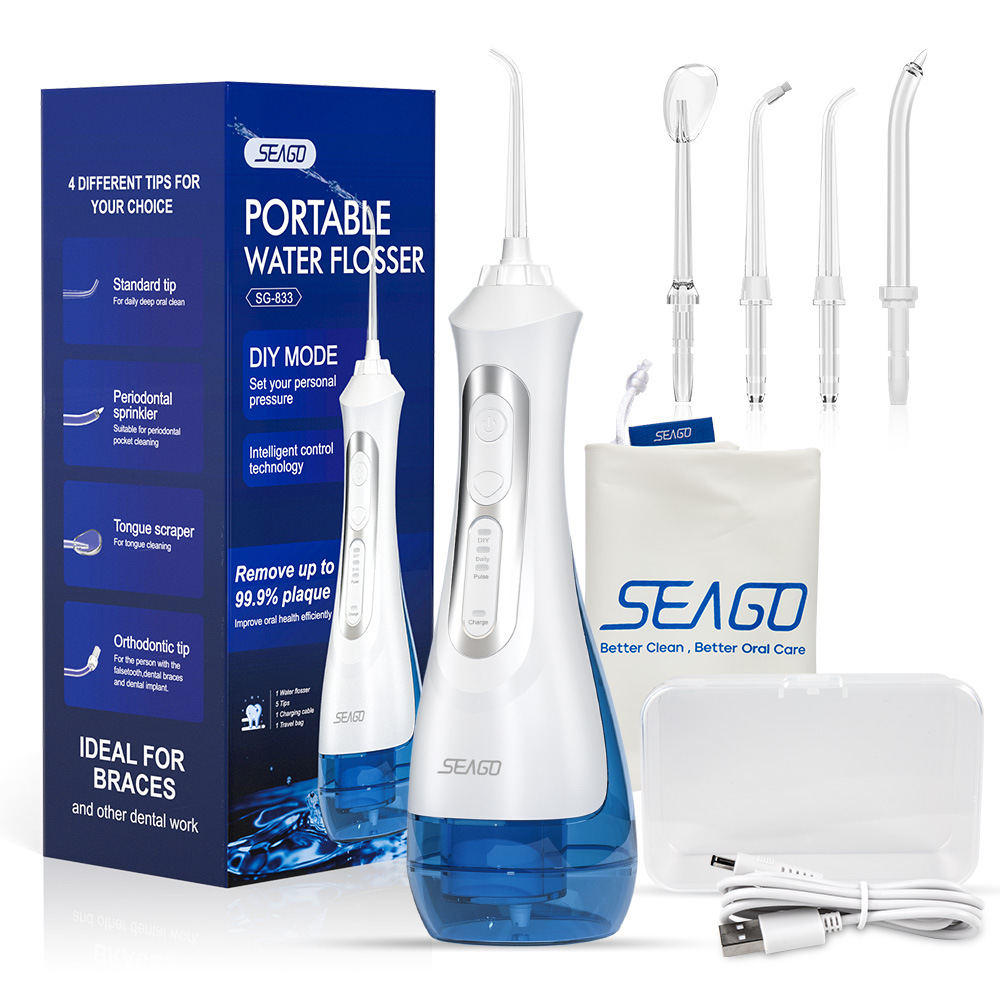 Seago Seago Waterpik Household Cross-Border Portable Oral Irrigator Teeth Cleaning Orthodontic Special Tartar Teeth Cleaner