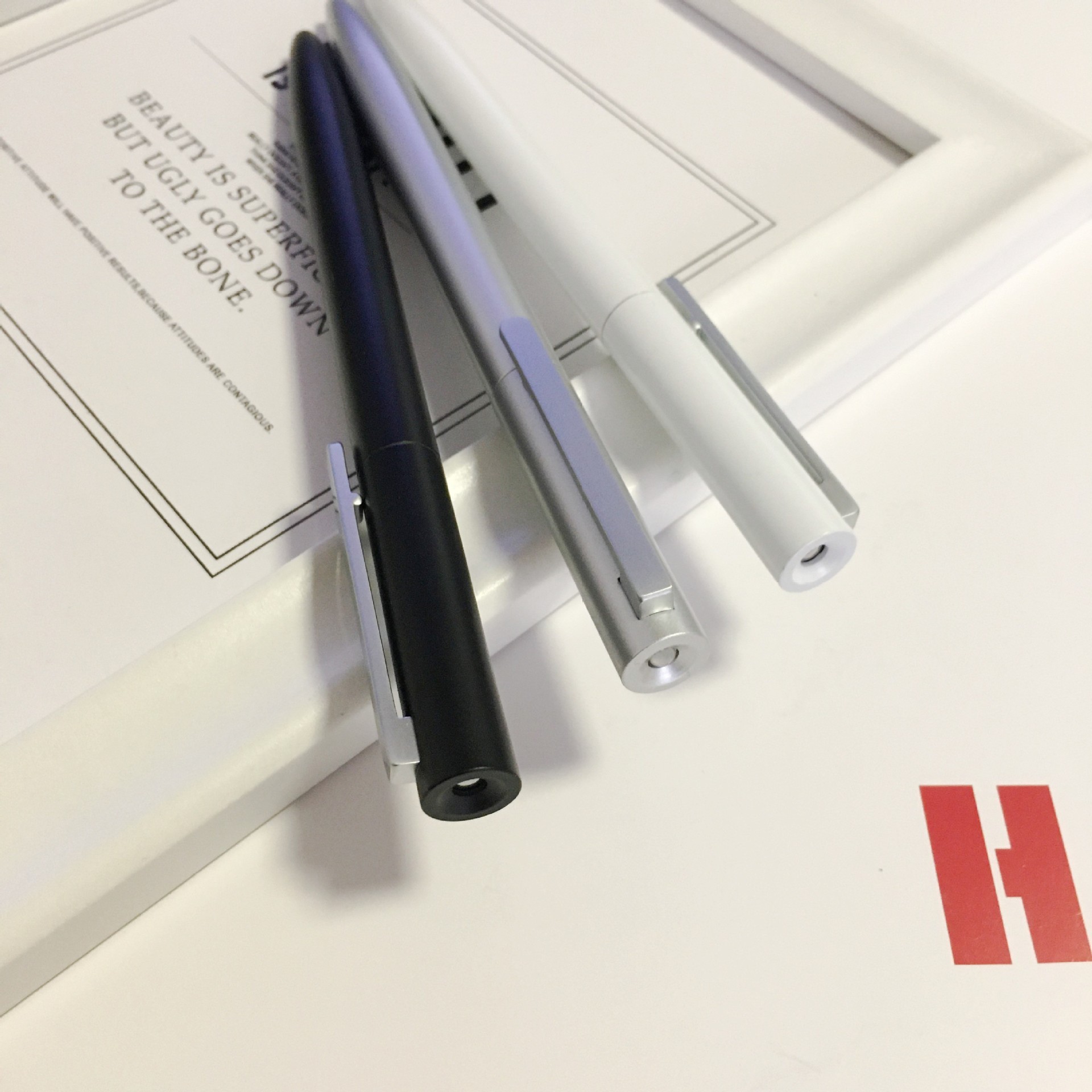 现货批发小米签字笔 金属礼品圆珠笔米家中性笔 创意广告促销水笔