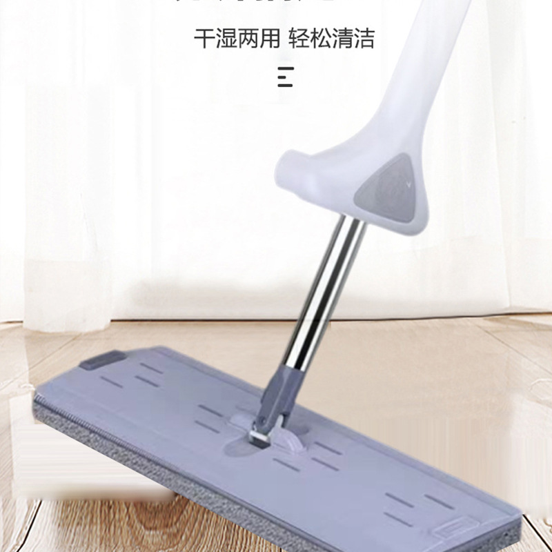 45cm免手洗拖把懒人拖地神器家用清洁神器免手洗平板拖把桶一拖净