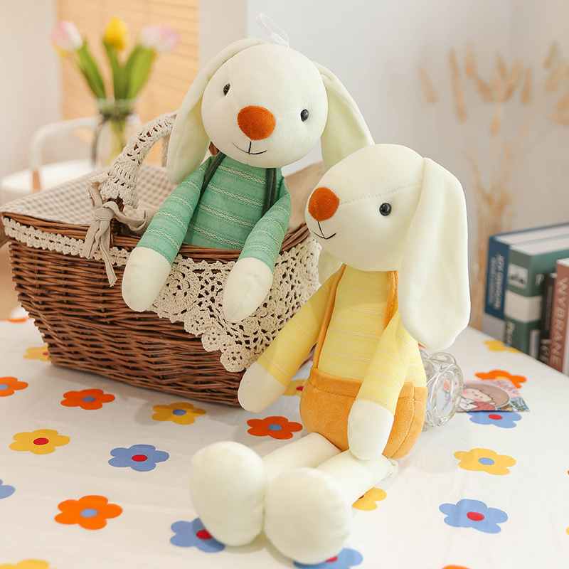 Cartoon Rabbit Candy Rabbit Plush Toy Doll Crane Machines Doll Candy Rabbit Plush Doll Gift Book Bag Charm