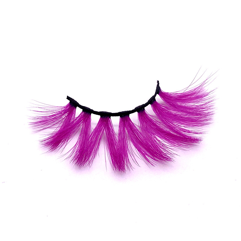 Popular Mink Color False Eyelashes European and American Thick Curl Stage Makeup Christmas Eyelash in Stock Wholesale