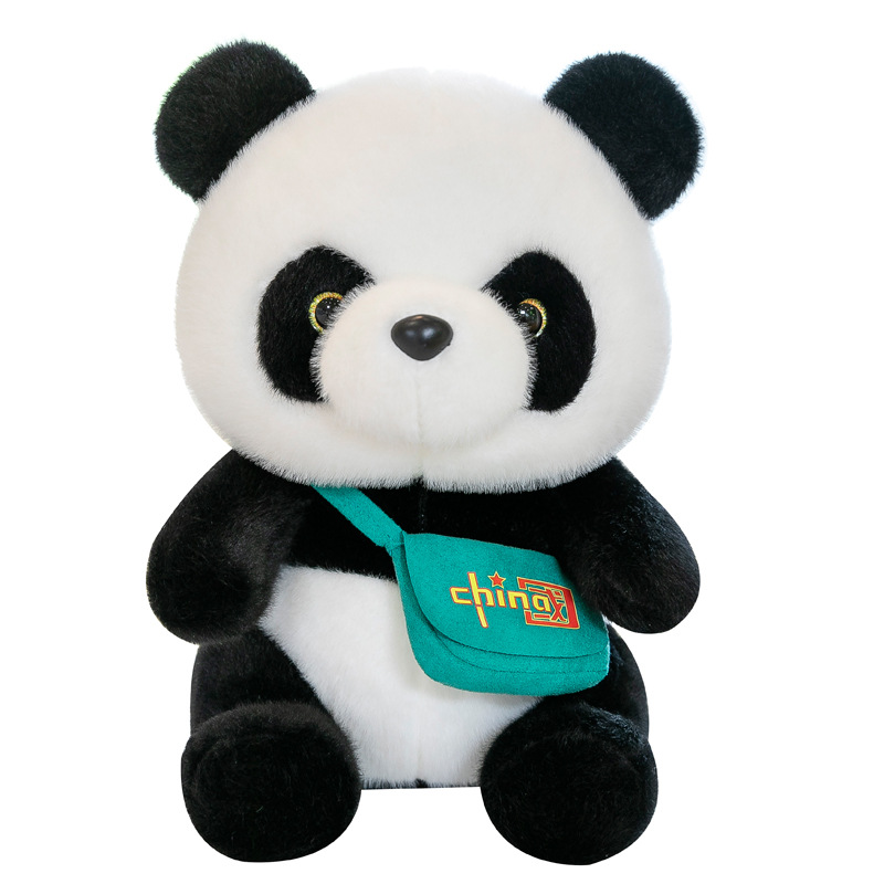 New Chinese Panda Doll Plush Toys Backpack Lesser Panda Doll Children Gift Tourist Souvenir