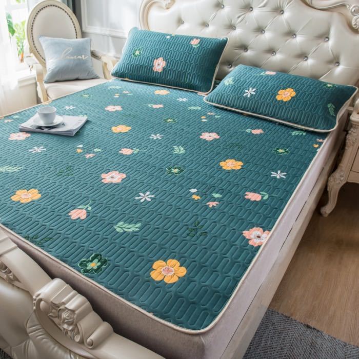 冰感丝乳胶软凉席2020高科技产品天然乳胶凉席恒温冰感丝顺滑面料