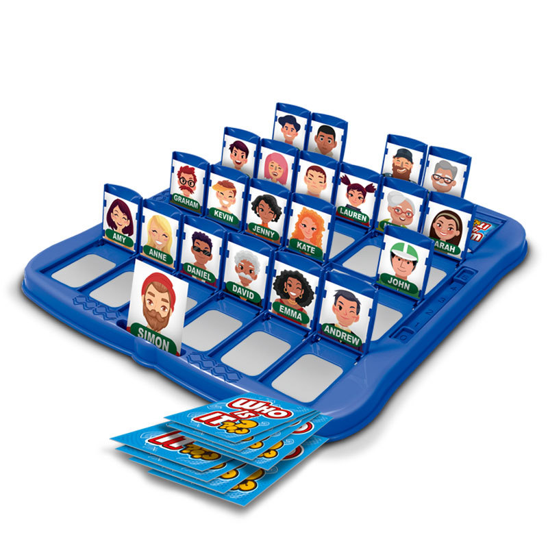 Logical Reasoning Guess Who I Am Desktop He Game Children's Board Game Guess People Toy Puzzle Parent-Child Interaction Toys