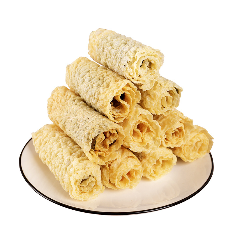 海苔响铃卷黄金卷豆衣卷豆皮卷腐皮卷油炸腐竹卷火锅麻辣烫食材