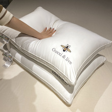 厂家批发枕芯小蜜蜂大豆纤维枕五星酒店单人枕头一件批发床上用品