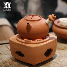 批发静音迷你电陶炉茶炉煮茶壶小型家用烧水炉老式电热丝方红泥煮